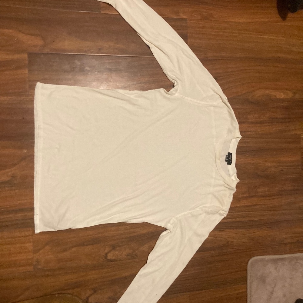 Yellow long sleeved shirt